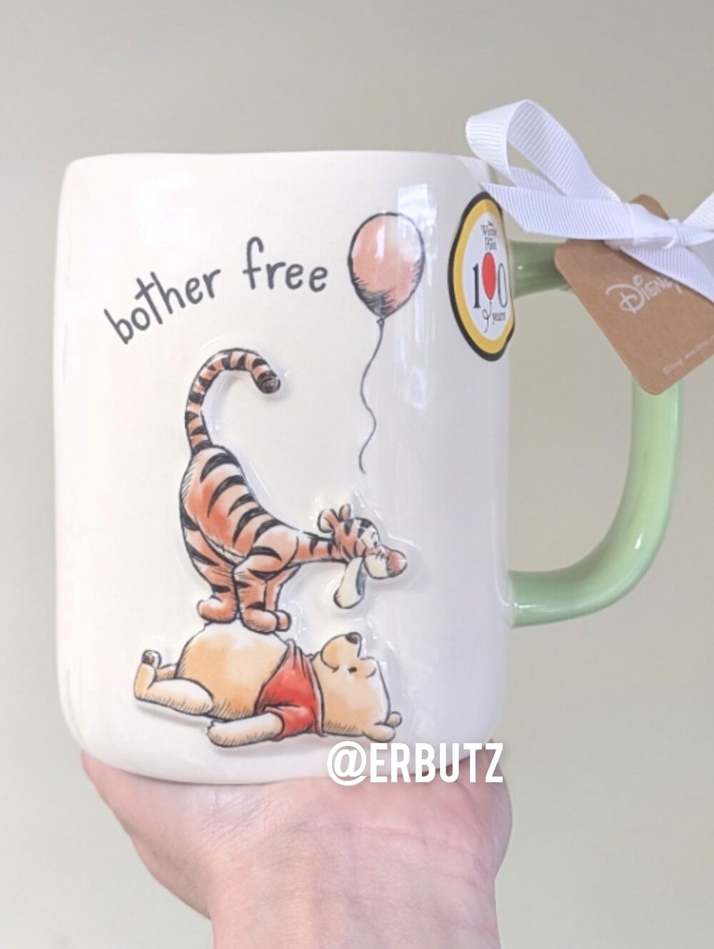 Rae Dunn x Disney Winnie The Pooh BOTHER FREE Winnie The Pooh & Tigger Mug 🎈